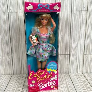 Easter Basket Barbie Doll Special Edition #14613‎ NEW IN BOX 1995